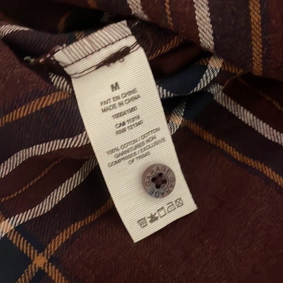 NEW burgundy flannel - Picture 4 of 4